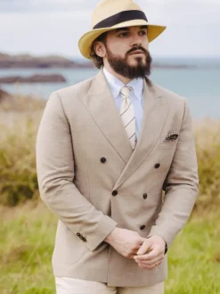 Blazer croisé mocha Equinoxe