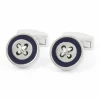 Boutons de manchette bleu marine Baltimore