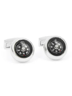 Boutons de manchette boussole Magellan