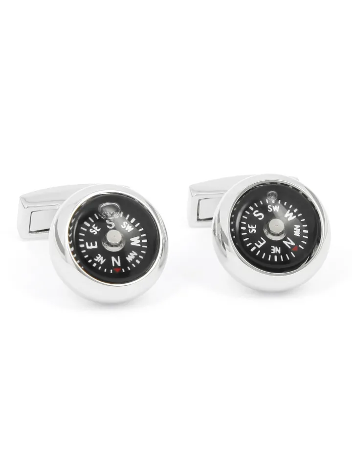 Boutons de manchette boussole Magellan