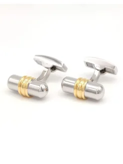Boutons de manchette cylindre Rhodes