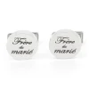 Boutons de manchette mariage frère du marié