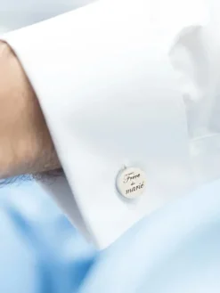 Boutons de manchette mariage frère du marié