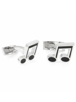 Boutons de manchette note de musique music hall