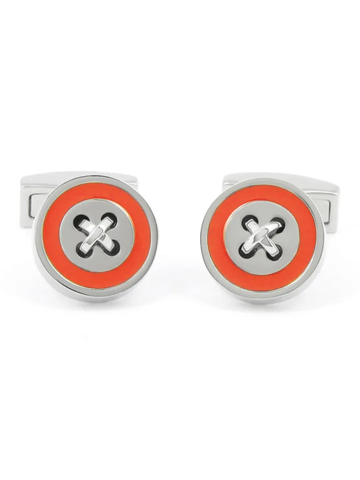 Boutons de manchette orange Baltimore