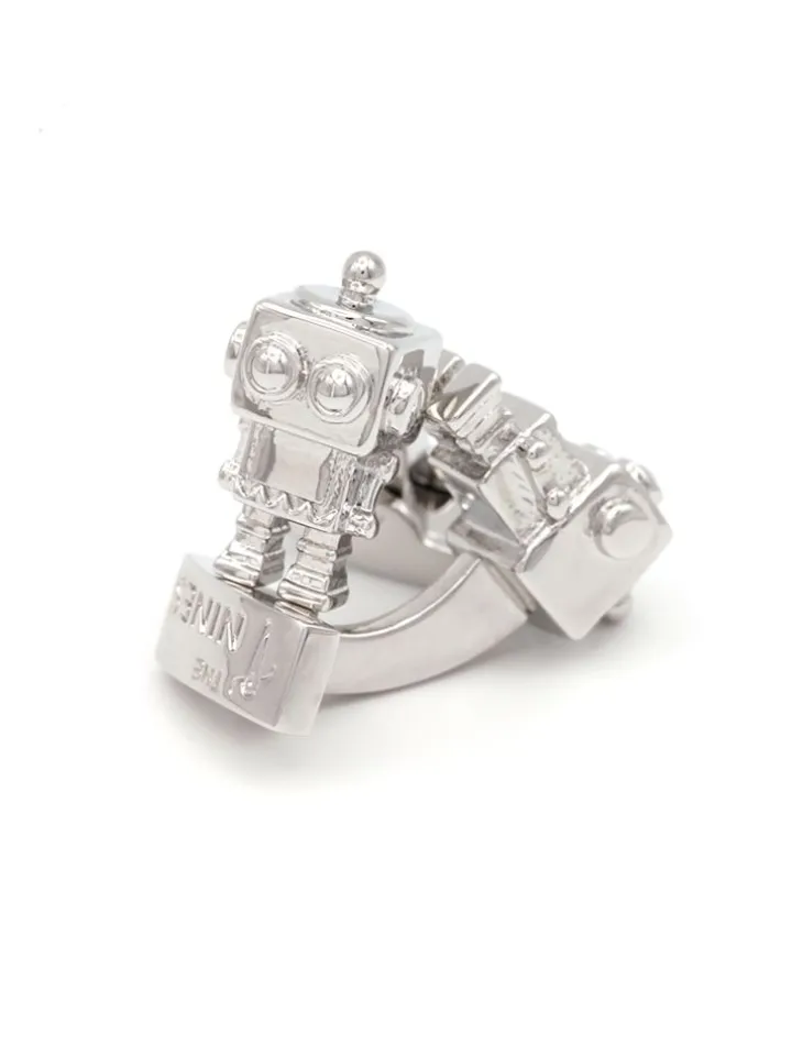 Boutons de manchette robot