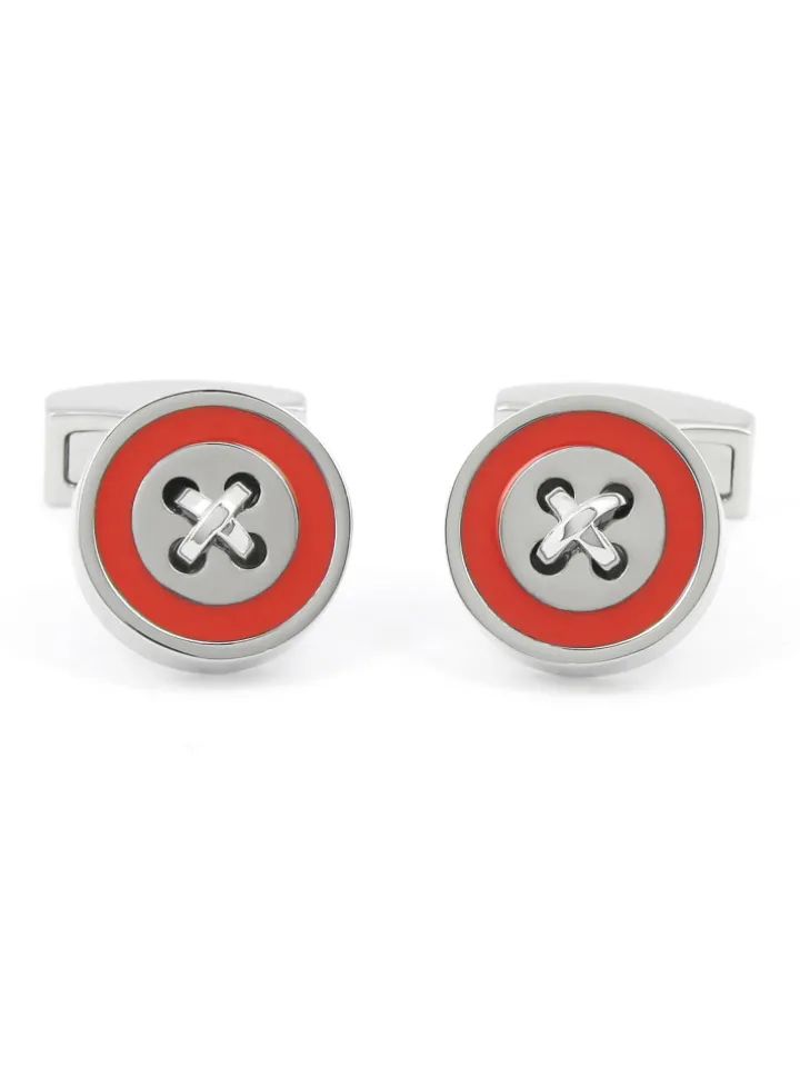 Boutons de manchette rouges Baltimore
