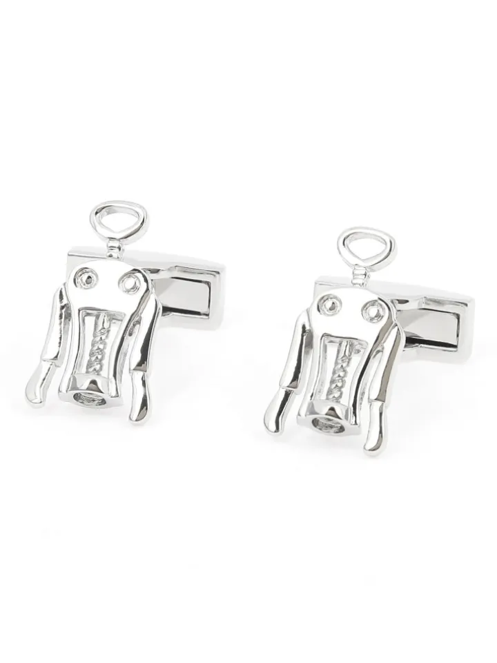 Boutons de manchette tire bouchon le petit zinc