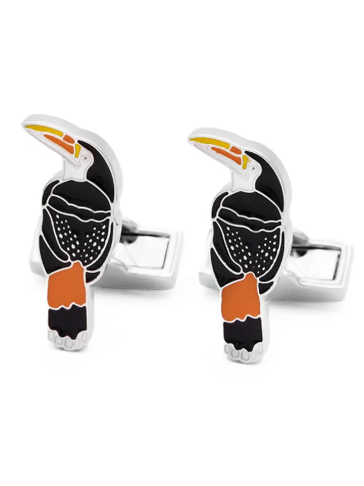Boutons de manchette toucan