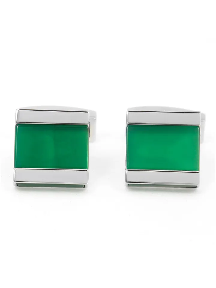Boutons de manchette verre poli Minkebe