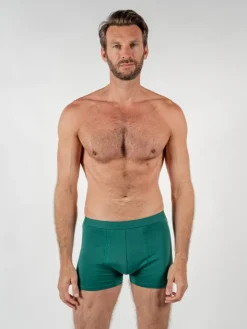 Boxer coton bio vert
