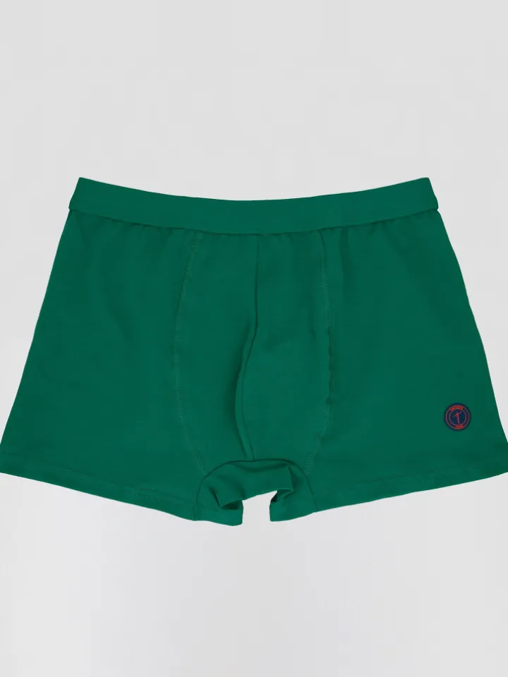 Boxer coton bio vert