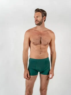 Boxer coton bio vert