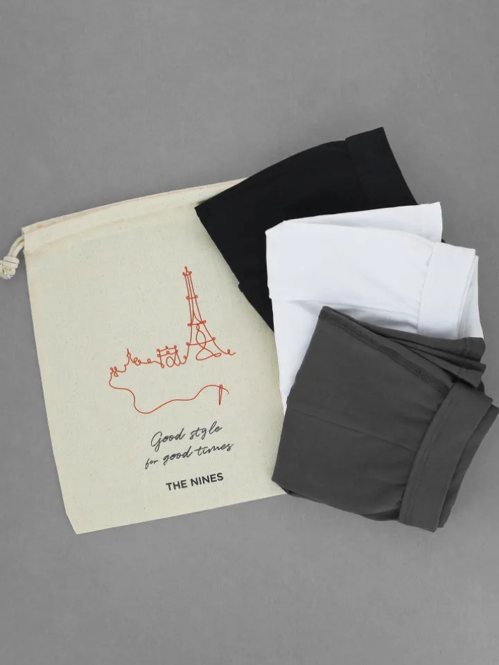 Boxers coton bio - Pack de 3 classique