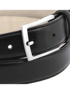 Ceinture cuir noir Ugo