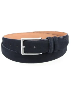 Ceinture daim bleu marine Lino