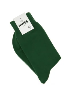 Chaussettes coton bio vert anglais