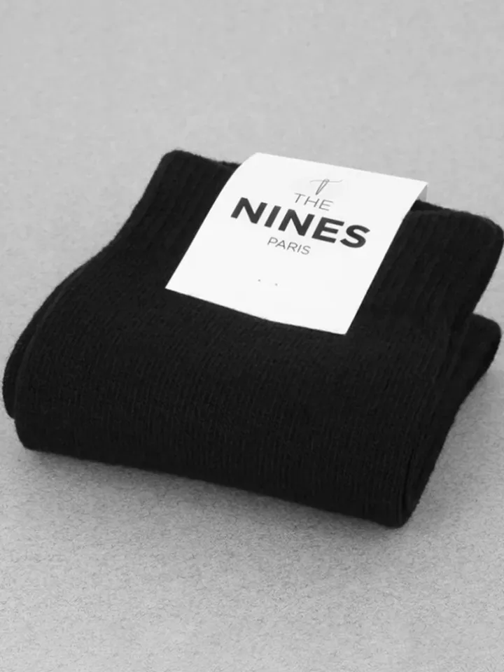 Chaussettes en cachemire noires