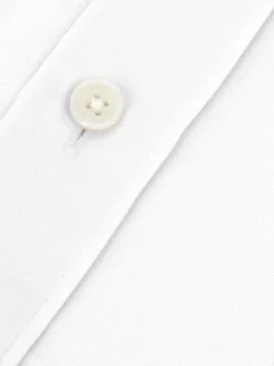 Chemise col américain en oxford blanc