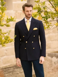 Chemise Prestige Alex Cormac mousquetaire grand col italien twill blanc