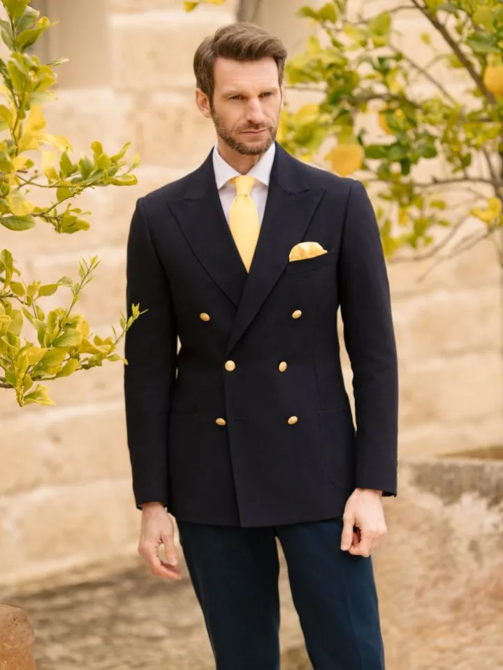 Chemise Prestige Alex Cormac mousquetaire grand col italien twill blanc