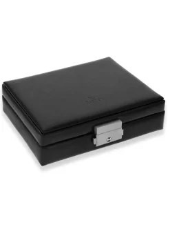 Coffret boutons de manchette en simili cuir medium