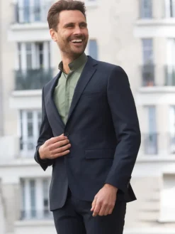Costume Loro Piana bleu ardoise