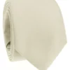 Cravate beige en soie Amalfi