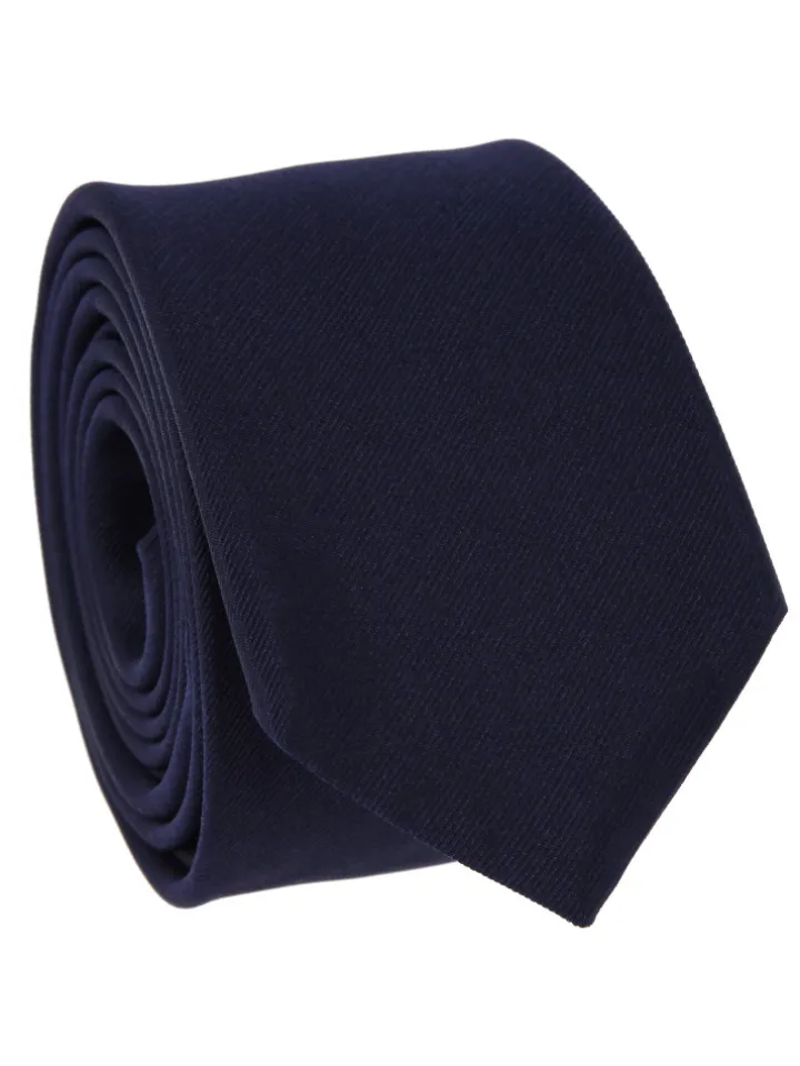 Cravate bleu nuit Côme