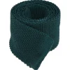 Cravate en tricot vert forêt Monza