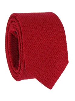 Cravate grenadine de soie rouge Grenadines III