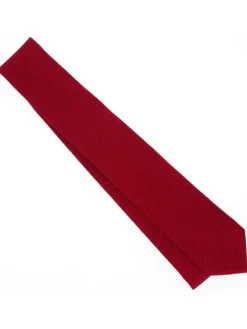 Cravate grenadine de soie rouge Grenadines IV