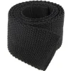 Cravate tricot gris anthracite Monza