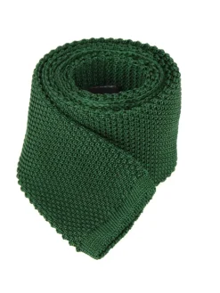 Cravate tricot vert foncé Monza