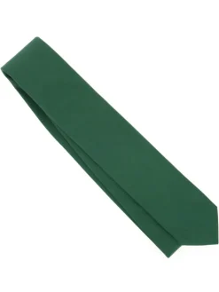 Cravate vert anglais en soie Amalfi