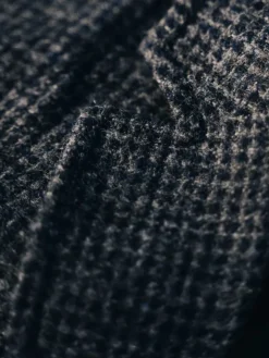 Gilet homme en laine mélangée bleu marine