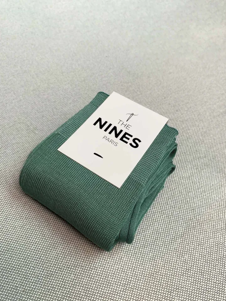 Mi-bas fil d'Écosse vert thym