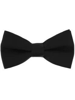Noeud papillon en satin noir Monte Carlo