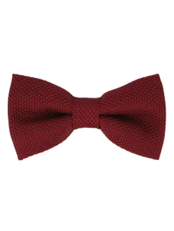 Noeud papillon grenadine de soie bordeaux pré-noué Grenadines IV