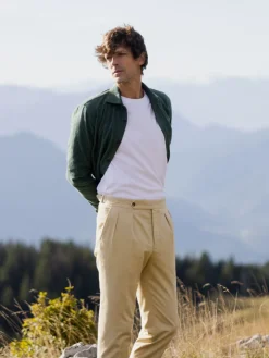 Pantalon à pinces beige - Bilbao