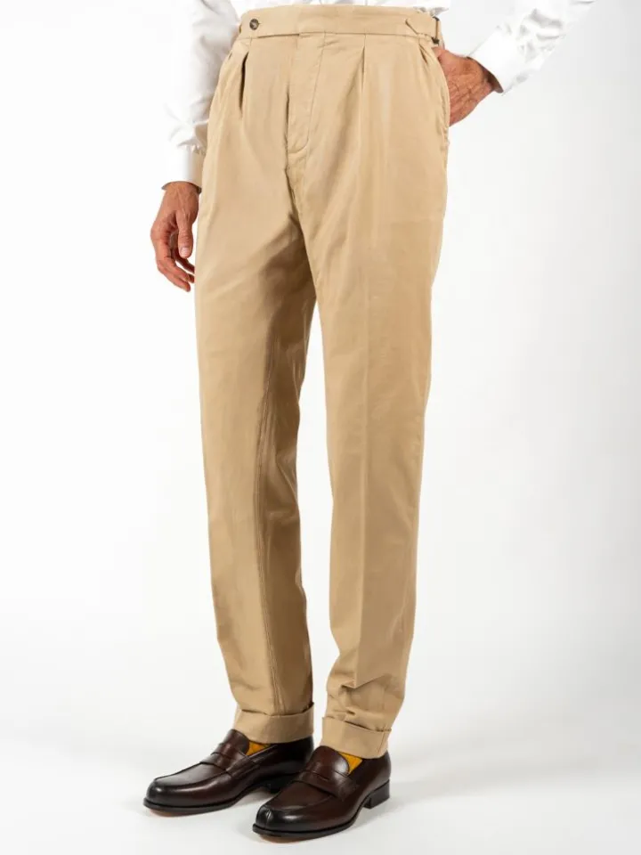 Pantalon à pinces brun - Bilbao