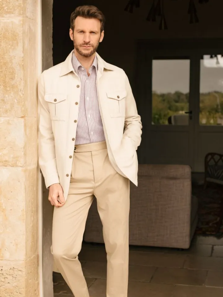 Pantalon à pinces brun - Bilbao