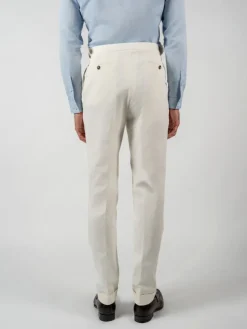 Pantalon à pinces écru - Bilbao