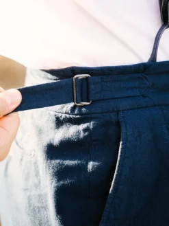 Pantalon taille haute bleu marine - Litha