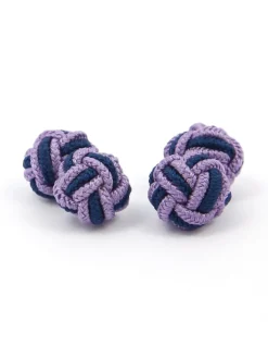 Passementerie bleu marine et parme Bombay