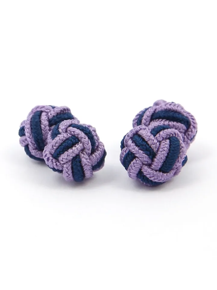 Passementerie bleu marine et parme Bombay