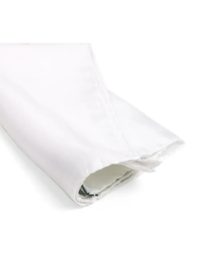 Pochette blanche en soie Saint-Tropez