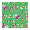 Pochette de costume à fleurs vert