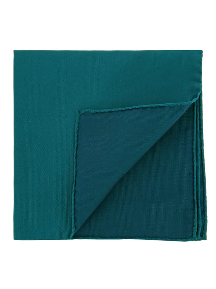 Pochette de costume bleu canard Côme