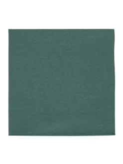 Pochette de costume vert thym en coton Sorrente